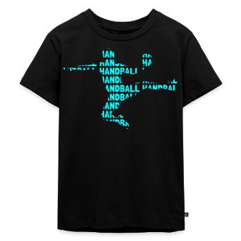 Handball - T-shirt Premium bio Enfant - noir - Devant - Mikhail (115cm)