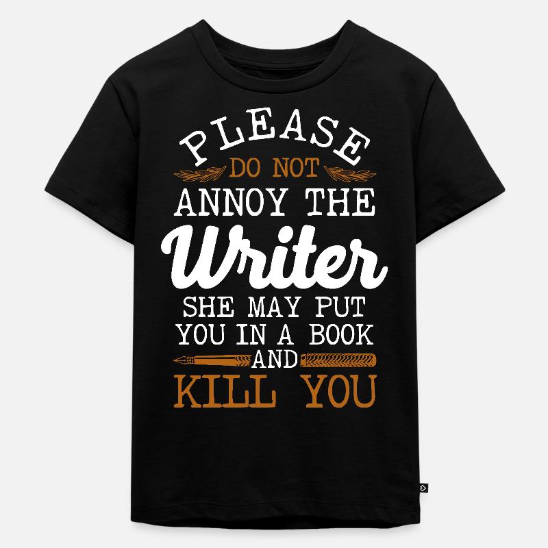 Writing Novel Writer & Published - Kinder Premium Bio T-Shirt - Schwarz