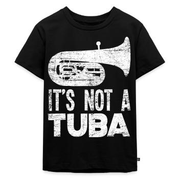 Euphonium Musikinstrument - Kinder Premium Bio T-Shirt - Schwarz - Vorne - Mikhail (115cm)