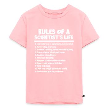 Wissenschaft - Kinder Premium Bio T-Shirt - Rosa - Vorne - AI Model Kid Female (0cm)