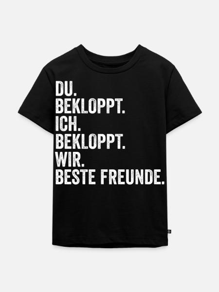 Bester Freund - Kinder Premium Bio T-Shirt - Schwarz
