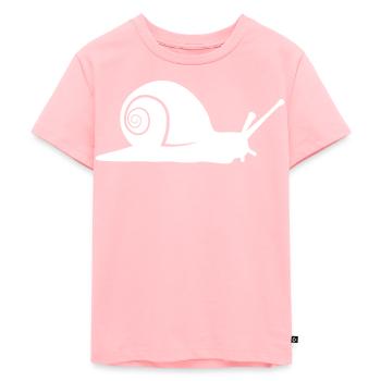 Snail Forest Animals Animal Lovers Gift - Kids Premium Organic T-Shirt - rose - Front - AI Model Kid Female (0cm)