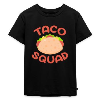 Taco - Kinder Premium Bio T-Shirt - Schwarz - Vorne - Mikhail (115cm)
