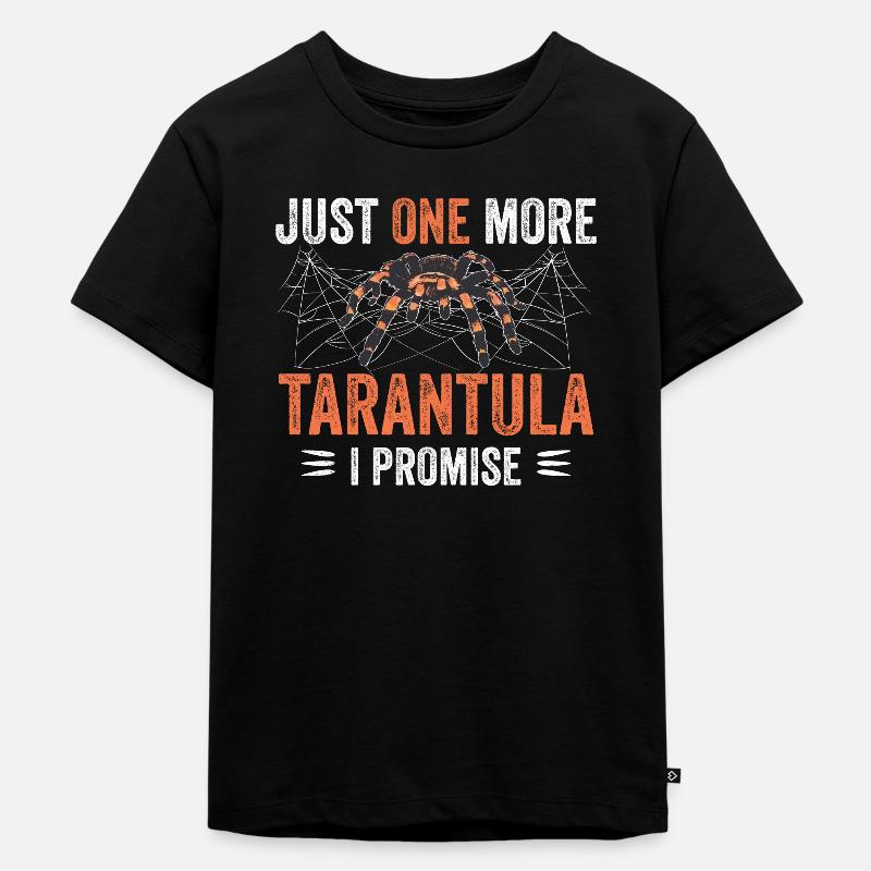 Araignées Toile d’araignée Tarentules Tarentule - T-shirt Premium bio Enfant - noir
