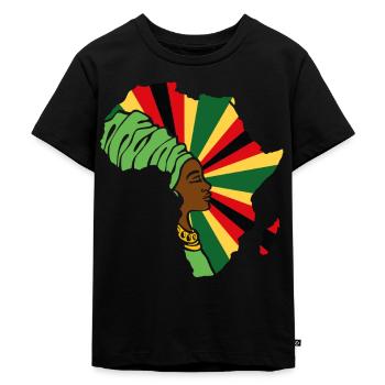 Zimbabwe Zim Zimbabwe Afrique Drapeau Noir Patrimoine - T-shirt Premium bio Enfant - noir - Devant - Mikhail (115cm)