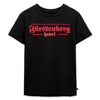 fürstenberg altdeutsche Schrift - Kinder Premium Bio T-Shirt - Schwarz - Vorne - Mikhail (115cm)