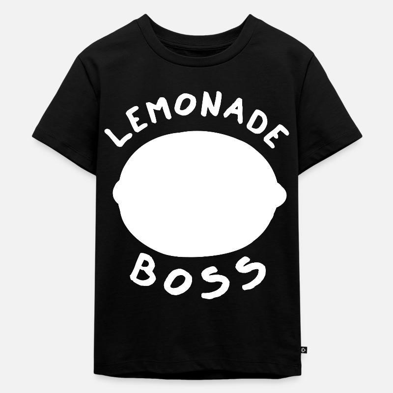 Lemonade Boss Juice Stand - Kinder Premium Bio T-Shirt - Schwarz