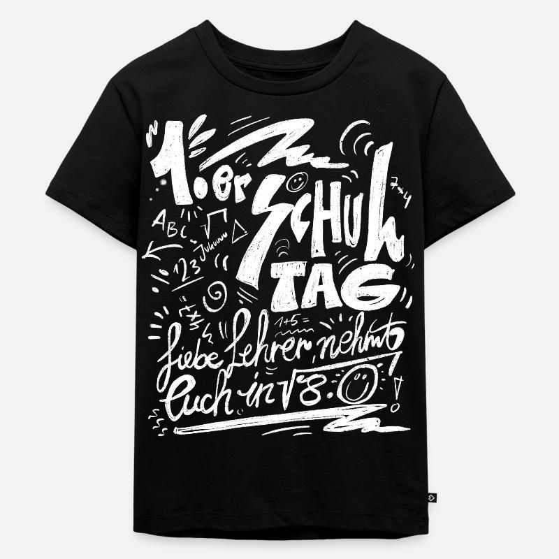 Einschulung Erstklässler - Kinder Premium Bio T-Shirt - Schwarz
