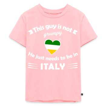 Italienische Träume - Kinder Premium Bio T-Shirt - Rosa - Vorne - AI Model Kid Female (0cm)