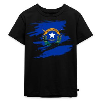 Cadeau de racine du Nevada - T-shirt Premium bio Enfant - noir - Devant - Mikhail (115cm)