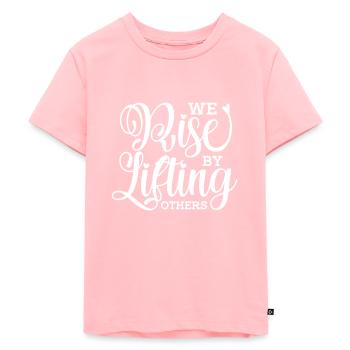 Motivation - T-shirt Premium bio Enfant - rose - Devant - AI Model Kid Female (0cm)