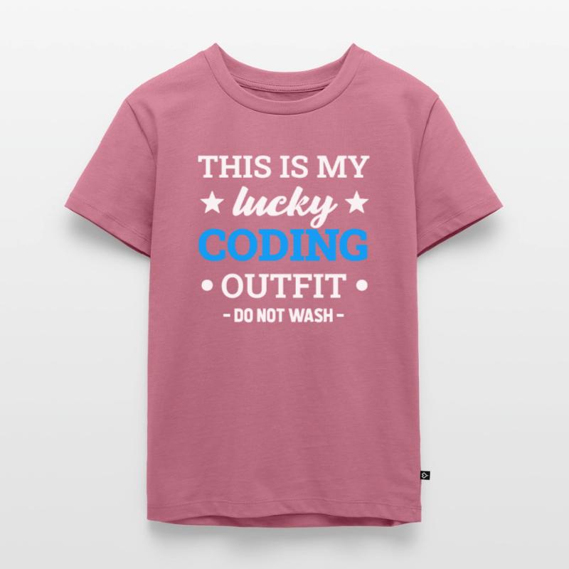 Programmeur de codage Coder Développeur de logiciels T-shirt Premium bio Enfant