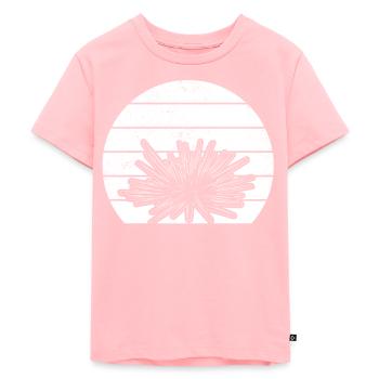 Seeigel Sonnenuntergang Seeigel-Liebhaber I - Kinder Premium Bio T-Shirt - Rosa - Vorne - AI Model Kid Female (0cm)