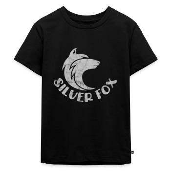 Fuchs - Kinder Premium Bio T-Shirt - Schwarz - Vorne - Mikhail (115cm)