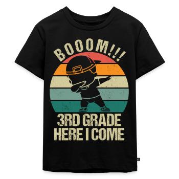 Lehrer Der Dritten Klasse Für Den Schulanfang - Kinder Premium Bio T-Shirt - Schwarz - Vorne - Mikhail (115cm)