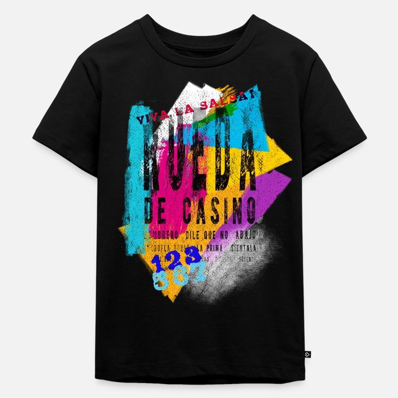 Rueda de Casino Salsa Salsa Dance - T-shirt Premium bio Enfant - noir