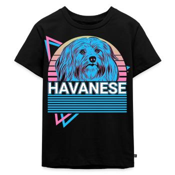 Rétro havanais - T-shirt Premium bio Enfant - noir - Devant - Mikhail (115cm)