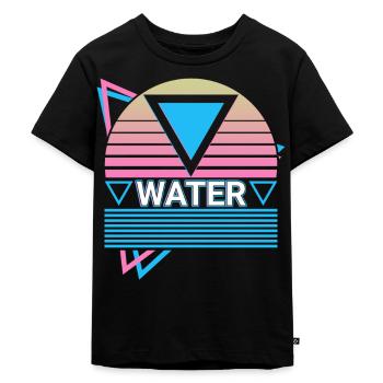Water Element Symbol Paganism Wicca Wicca - Kids Premium Organic T-Shirt - black - Front - Mikhail (115cm)