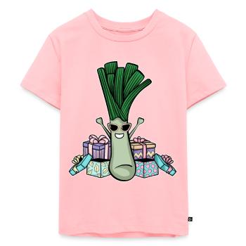 Lauch - Kinder Premium Bio T-Shirt - Rosa - Vorne - AI Model Kid Female (0cm)