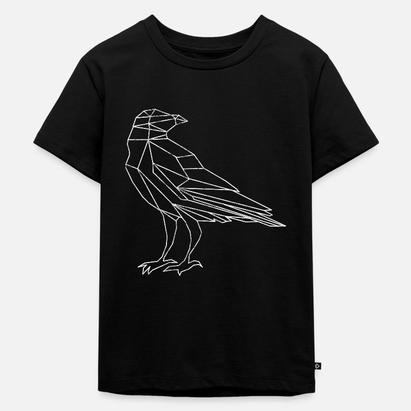 Rabe - Kinder Premium Bio T-Shirt - Schwarz