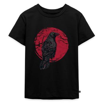 Raven - Kids Premium Organic T-Shirt - black - Front - Mikhail (115cm)