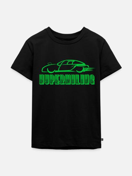 Hypermiling - Kinder Premium Bio T-Shirt - Schwarz