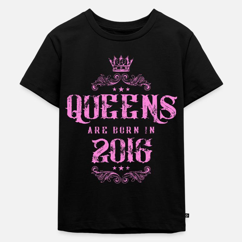 born in 2016 - Kinder Premium Bio T-Shirt - Schwarz