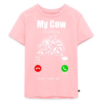 Motocross - Kinder Premium Bio T-Shirt - Rosa - Vorne - AI Model Kid Female (0cm)