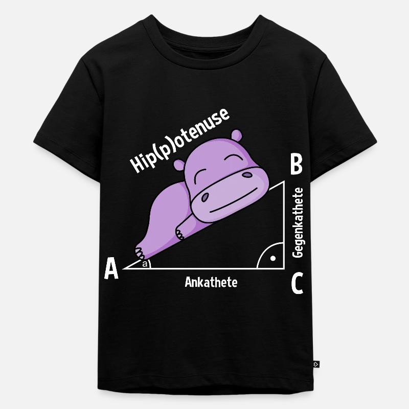Math teacher Hipotenuse Math - Kids Premium Organic T-Shirt - black