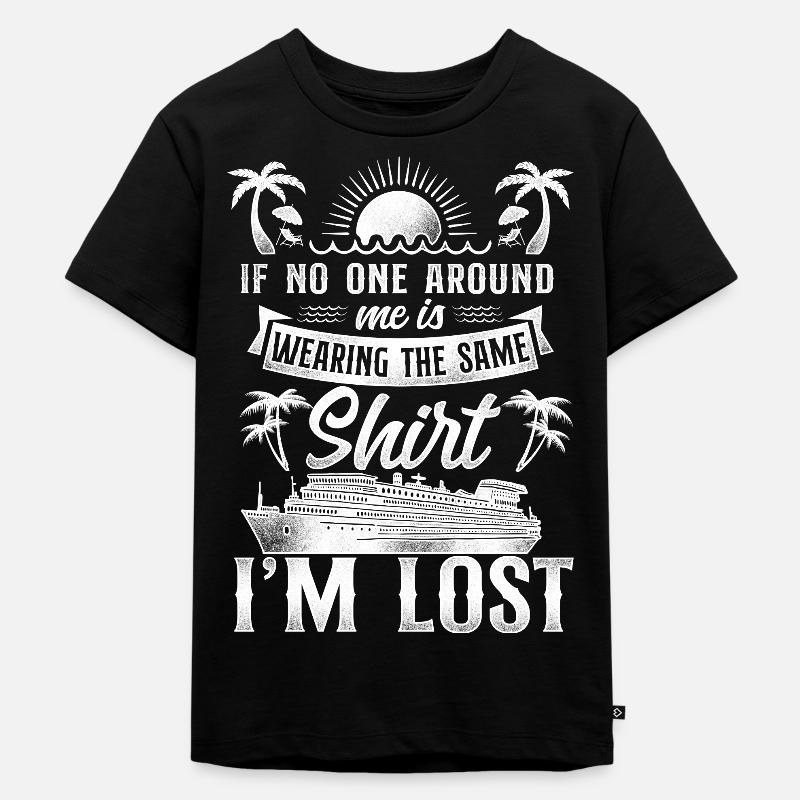 Cruise Ship Vacation Friends - Kinder Premium Bio T-Shirt - Schwarz