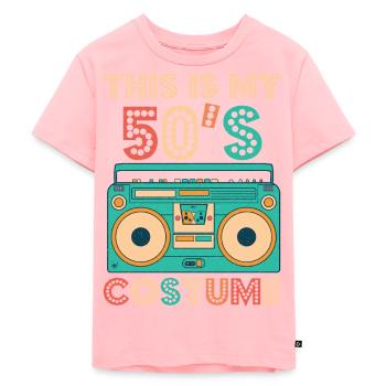This Is My 50s Costume Shirt 1950s Retro Vintage - Kids Premium Organic T-Shirt - rose - Front - AI Model Kid Female (0cm)
