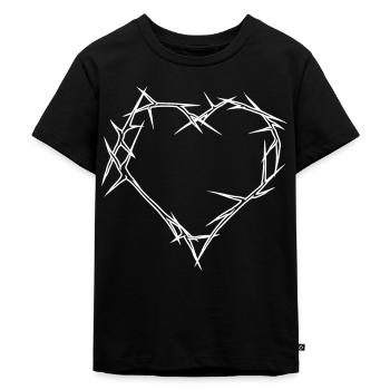 Coeur Brisé - T-shirt Premium bio Enfant - noir - Devant - Mikhail (115cm)