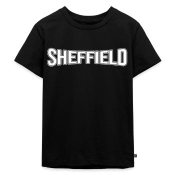 Sheffield - Kids Premium Organic T-Shirt - black - Front - Mikhail (115cm)