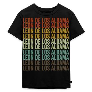 Leon de los Aldama Mexico Retro Vintage - Kids Premium Organic T-Shirt - black - Front - Mikhail (115cm)