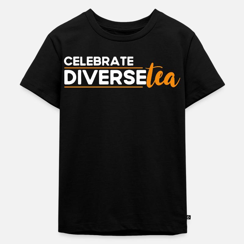 Tea Drinker Tea Lover Gift Tea - Kids Premium Organic T-Shirt - black