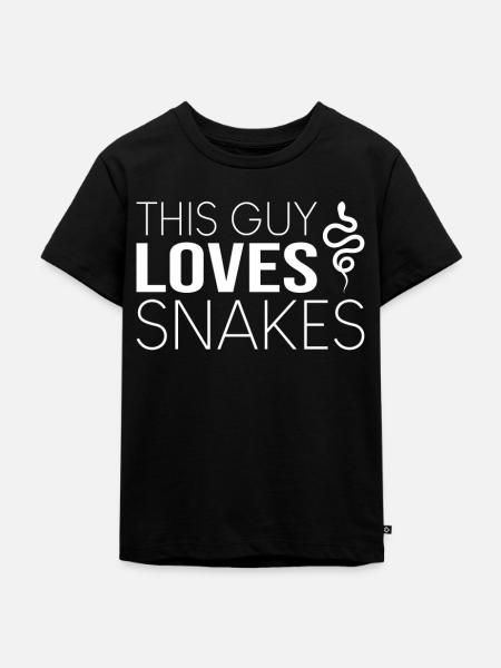 Type Serpent Dicton - T-shirt Premium bio Enfant - noir