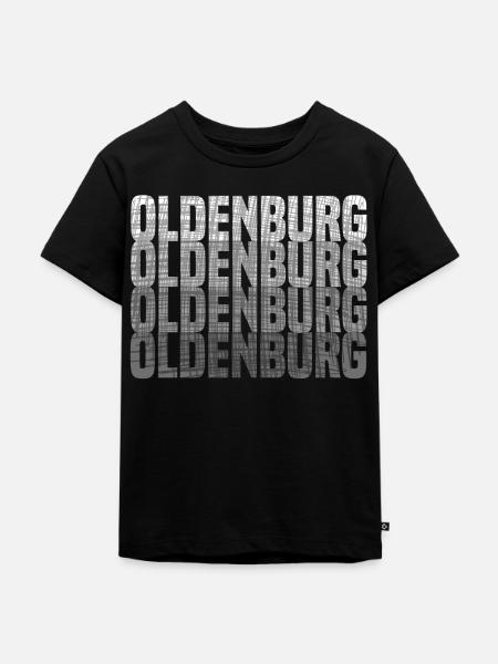 Oldenburg grunge effekt - Kinder Premium Bio T-Shirt - Schwarz