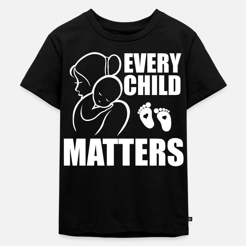 every child matters - Kinder Premium Bio T-Shirt - Schwarz