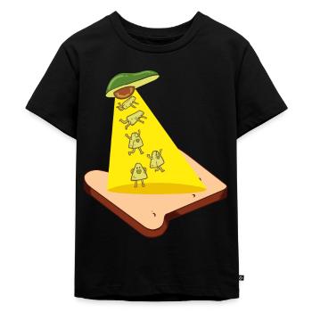 Avocado Toast - Kinder Premium Bio T-Shirt - Schwarz - Vorne - Mikhail (115cm)