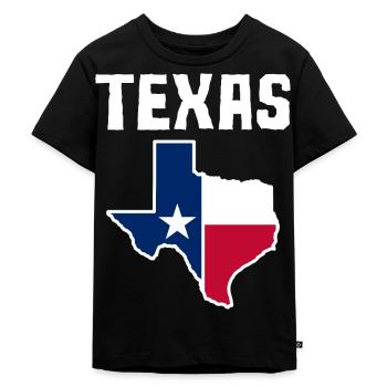 Texas Map - T-shirt Premium bio Enfant - noir - Devant - Mikhail (115cm)