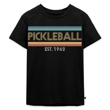 Pickleball Est. 1962 Chemise Cadeau 60e anniversaire - T-shirt Premium bio Enfant - noir - Devant - Mikhail (115cm)