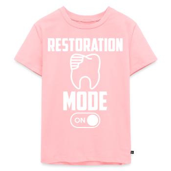 Technicien de laboratoire dentaire Technicien dentaire - T-shirt Premium bio Enfant - rose - Devant - AI Model Kid Female (0cm)
