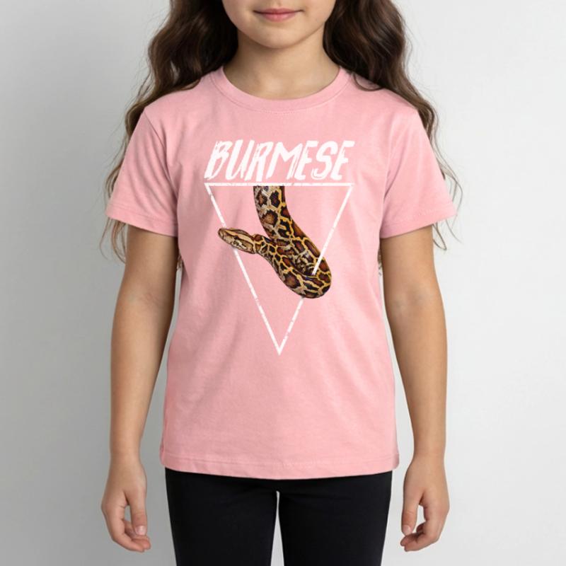 Burmese Python Owner Geometric Kids Premium Organic T-Shirt