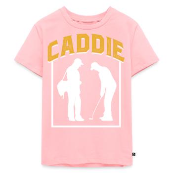Caddy Profession Golf Golf Golfeur - T-shirt Premium bio Enfant - rose - Devant - AI Model Kid Female (0cm)