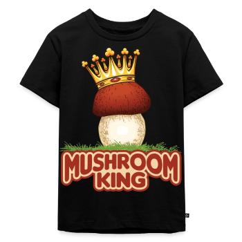 Mushrooms Mushrooms Porcini Mushrooms Collectors Chanterelles - Kids Premium Organic T-Shirt - black - Front - Mikhail (115cm)