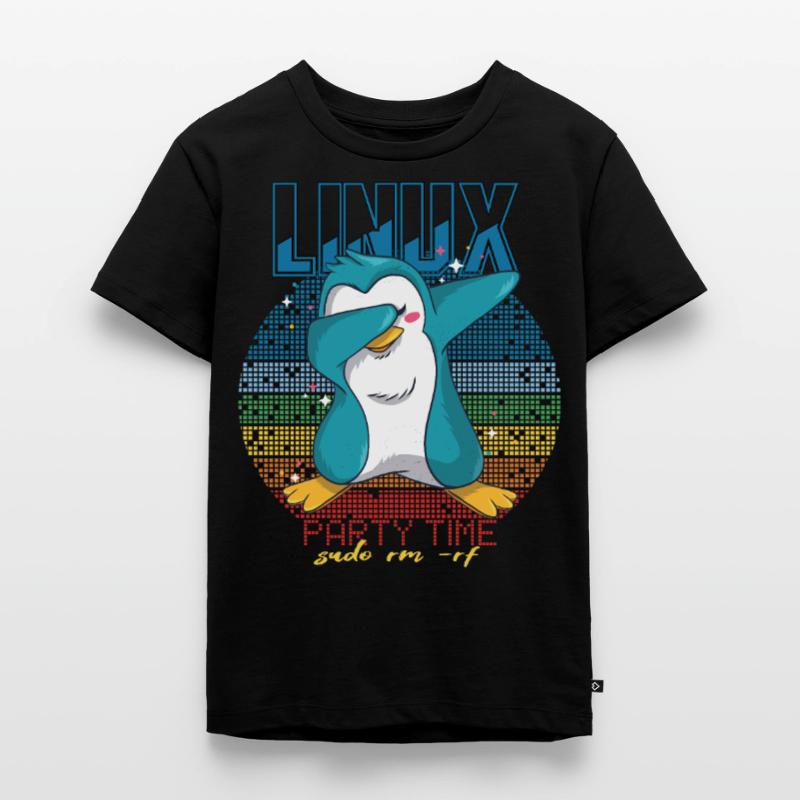 Linux Party Sudo Root Geek Cute Penguin Nerd Progr Kids Premium Organic T-Shirt