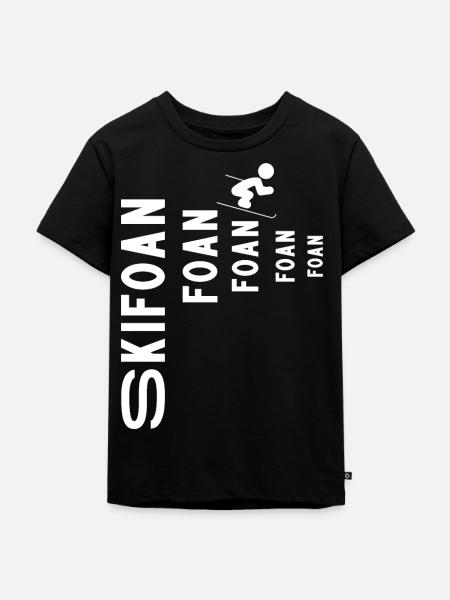Skifoan - Kinder Premium Bio T-Shirt - Schwarz