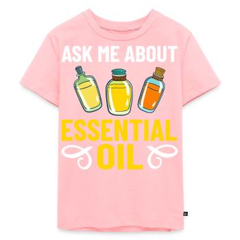 Essential Oil Diffuser Aromatherapy Plants - Kids Premium Organic T-Shirt - rose - Front - AI Model Kid Female (0cm)