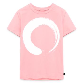 Buddhism Circle Symbol For Buddhism Believer - Kinder Premium Bio T-Shirt - Rosa - Vorne - AI Model Kid Female (0cm)