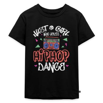 Hip Hop - Maglietta ecologica premium per bambini - nero - Fronte - Mikhail (115cm)